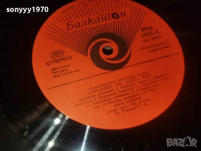СЕВЕРНЯШКИ НАРОДНИ ХОРА 0812252317, снимка 12 - Грамофонни плочи - 52699178