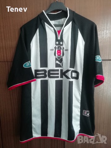 Besiktas Daniel Pancu #9 Puma оригинална юбилейна тениска фланелка Бешикташ 1903-2003 екип 