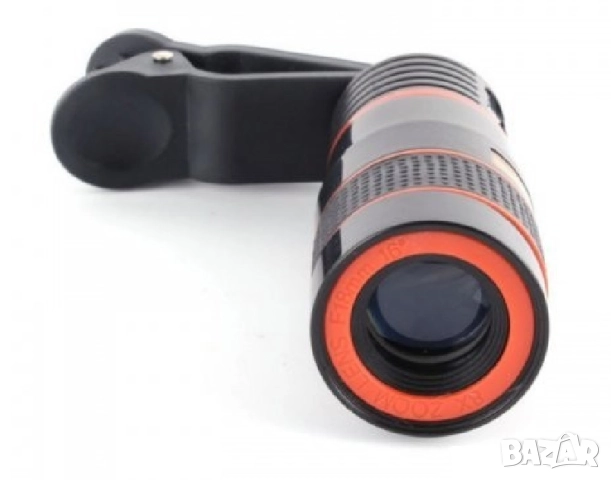 Нов обектив (телескоп) с увеличение 12х  с клипс за смартфони и таблети=13лв, снимка 5 - Ученически пособия, канцеларски материали - 52650351