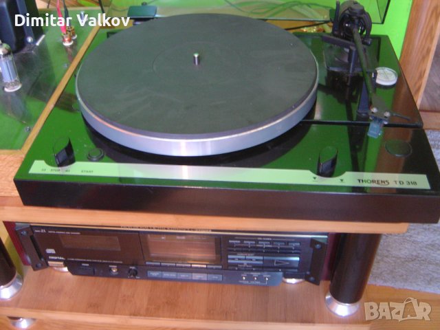 Грамофон Thorens TD 318 с доза , снимка 2 - Грамофони - 42113266