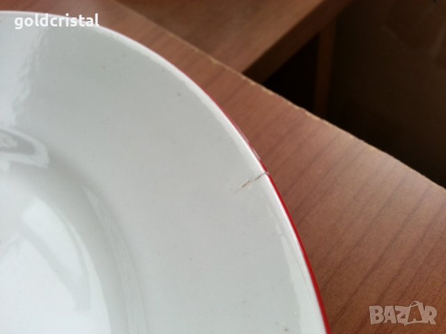 Стар български порцелан чинии , снимка 6 - Антикварни и старинни предмети - 39897780