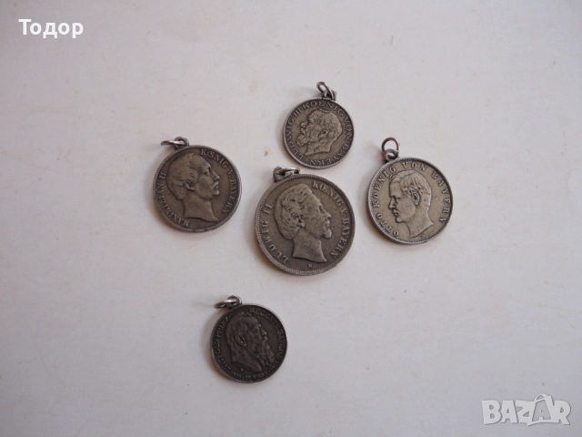 Стари немски монети монета медал 1876 , снимка 5 - Нумизматика и бонистика - 52672115