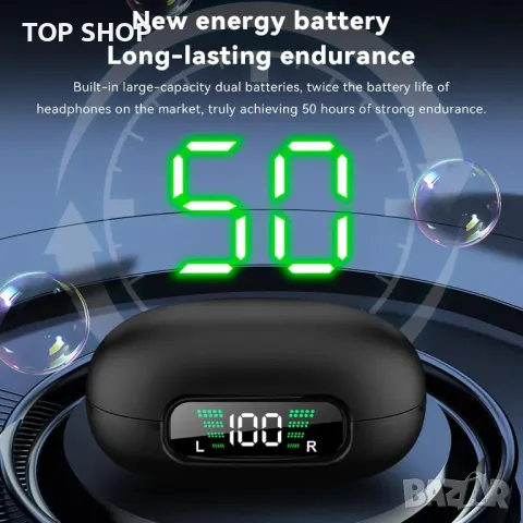 Шумоподтискащи Водоустойчиви спортни слушалки / Безжични Слушалки с Костна Проводимост, снимка 3 - Bluetooth слушалки - 48808956