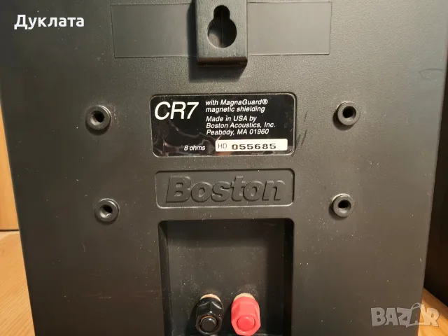 Продавам произведени в Америка букшелф колони Boston Acoustic CR7, снимка 9 - Тонколони - 55728711