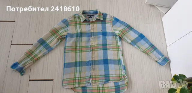 Tommy Hilfiger Linen Regular Fit Mens Size M Лен ОРИГИНАЛ! Мъжка Ленена Риза!, снимка 10 - Ризи - 48477747