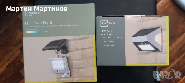 Соларни LED Прожектори и Стенни Лампи