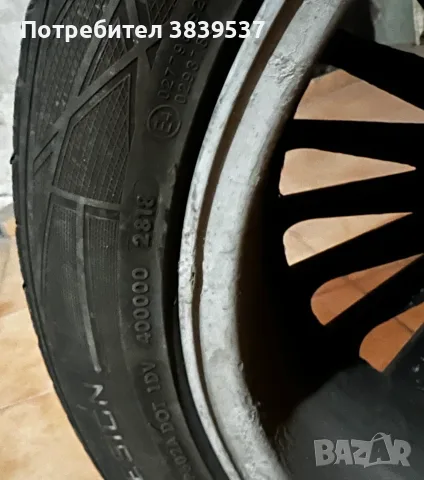 Оригинални джанти за Alfa Romeo 159 / Brera 17" 5x110 с гуми Vredestein 225/50/17, снимка 5 - Гуми и джанти - 55952352