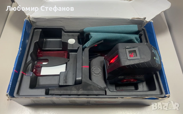 Линеен лазерен нивелир Bosch GCL 2-15 Professional, 15 м + магнитна стойка RM 1 , снимка 2 - Други инструменти - 53797367