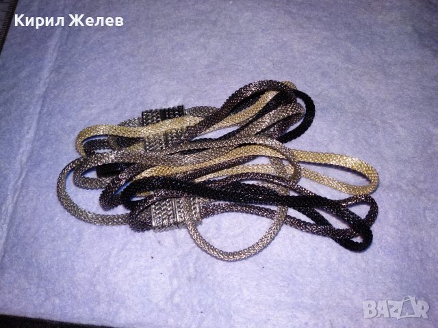 КРАСИВА СТИЛНА ФЕШЪН ГРИВНА от СРЕБРИСТА БЛАГОРОДНА НЕРЪЖДАЕМА СТОМАНА с МАГНИТНА ЗАКОПЧАЛКА 26544, снимка 10 - Гривни - 41753233