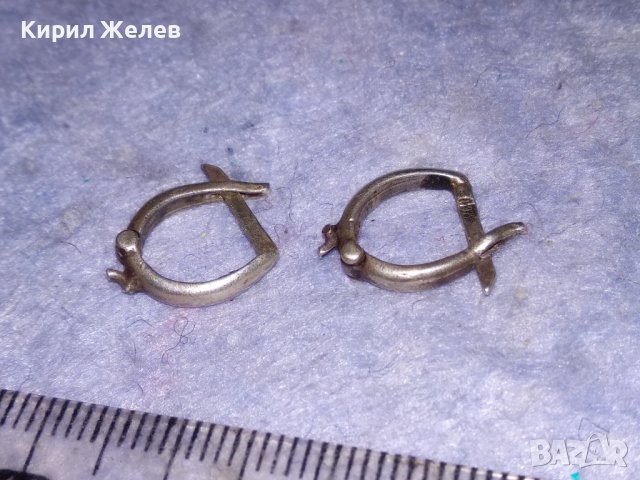 АНГЛИЙСКИ ВИНТИДЖ АРТ СРЕБЪРНИ ОБЕЦИ СРЕБРО 925 РЪЧНА БИЖУТЕРСКА ИЗРАБОТКА 38275, снимка 11 - Обеци - 40940683