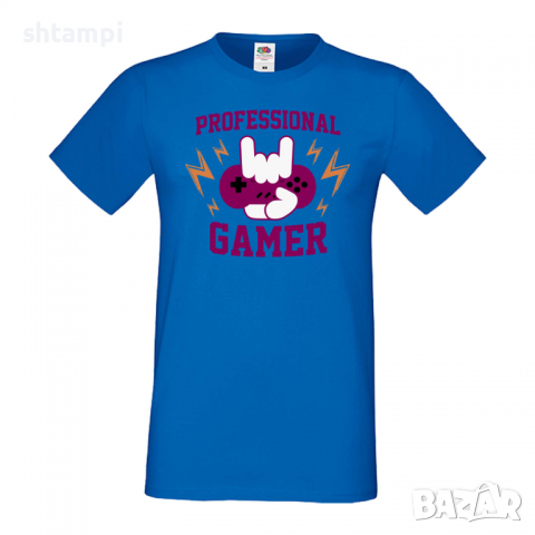 Мъжка тениска Professional Gamer, снимка 1 - Тениски - 36193357