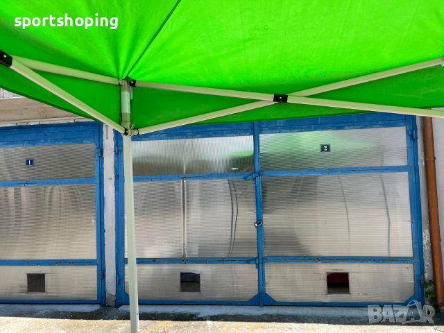 Шатра 3х3 Бяла КОНСТРУКЦИЯ-21кг., снимка 4 - Градински мебели, декорация  - 40247975