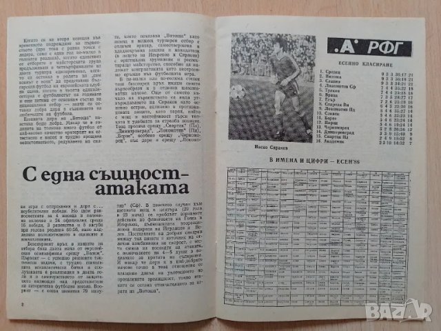 Футболна програма Левски Пролет 87, снимка 3 - Колекции - 49810519