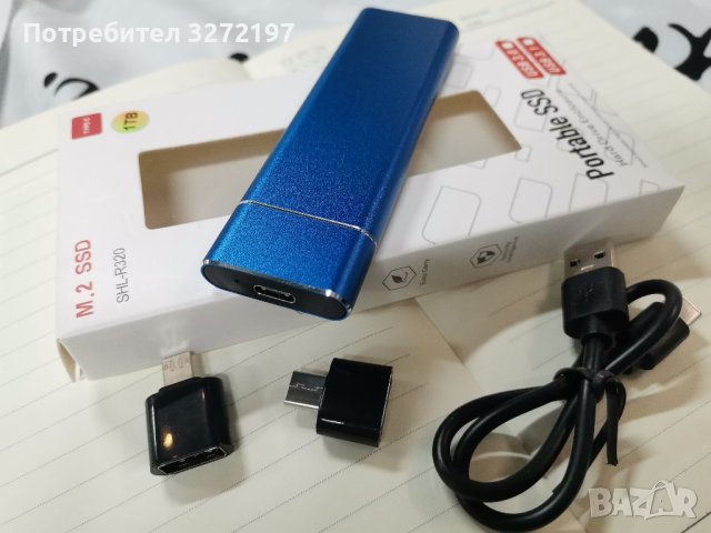 Високоскоростен преносим външен твърд диск SSD 8 TB,Type-C,USB 3.1 интерфейс за лаптоп/PC/Mac и др., снимка 14 - Твърди дискове - 41326777