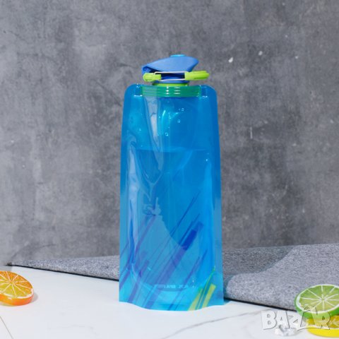 Сгъваема бутилка за вода - сгъваеми бутилки, снимка 4 - Термоси - 16152670