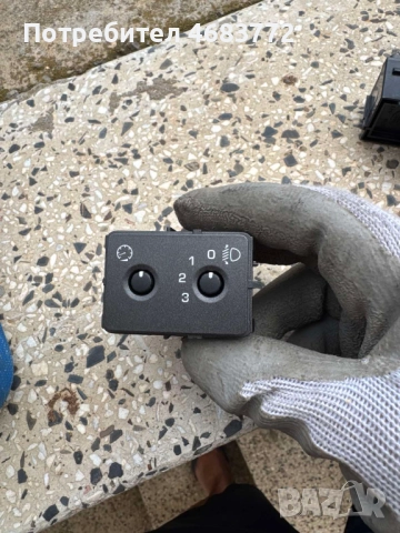 Бутон за регулиране нивото на фаровете на Range Rover Evoque само за 50лв. GJ32-11654-GB