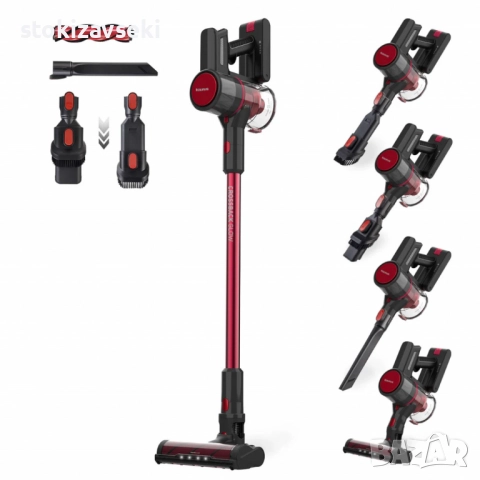 3-в-1 безжична прахосмукачка Taurus Crossback Dazzle – 500 мл контейнер, 2 скорости, снимка 1