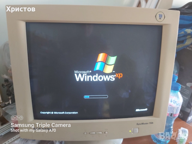 Монитор Samsung 17" с кинескоп, снимка 2 - Монитори - 52492515