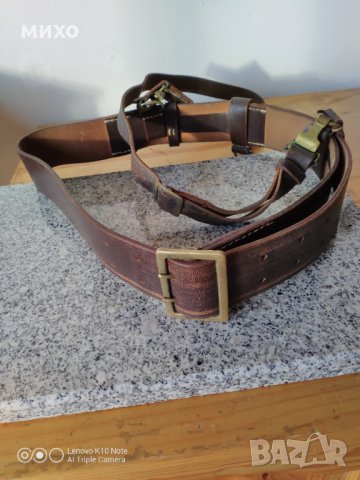 продавам колан,офицерски,естествена кожа,БГ
