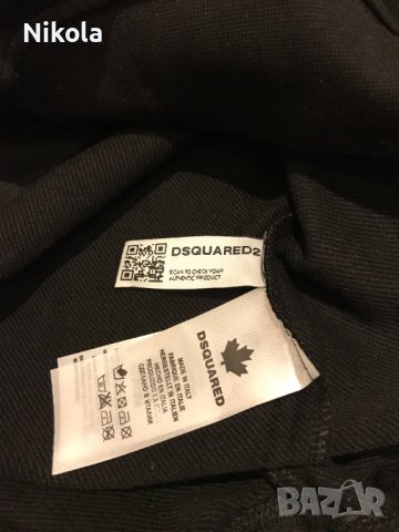 DSQUARED блуза, с щампа, черна, размери: S, M и XL, снимка 8 - Блузи - 42552440