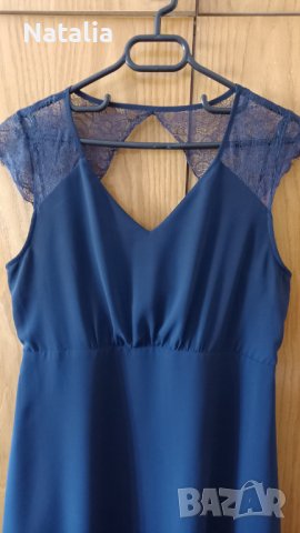 Нежна рокля цвят тъмно синьо-"SisterS", снимка 6 - Рокли - 42055566