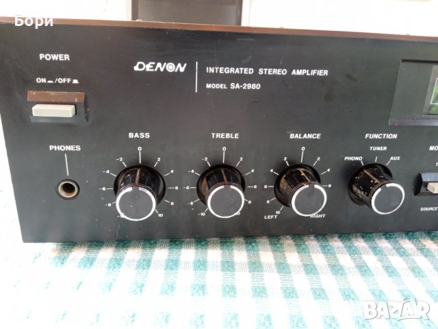 DENON SA-2980 Усилвател, снимка 2 - Ресийвъри, усилватели, смесителни пултове - 41436345