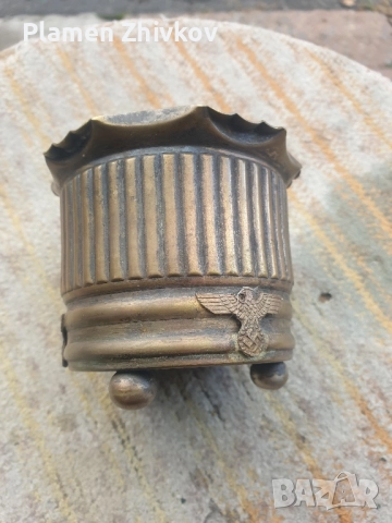 малко канцеларско шале за лентите на пишештата машина от месинг , снимка 2 - Антикварни и старинни предмети - 52165980