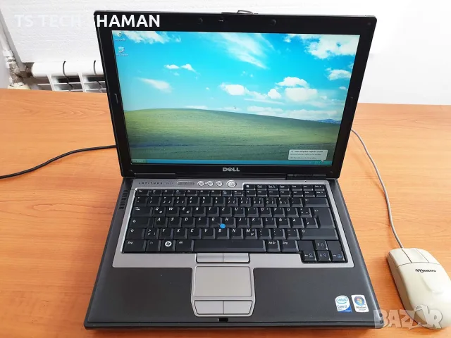 ⭐Продавам уникален ретро лаптоп HP Dell Latitude D620 с Windows XP и РАБОТЕЩ сериен порт COM1⭐, снимка 2 - Антикварни и старинни предмети - 56131957