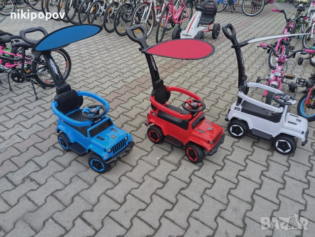 MONI Кола с дръжка 2в1 POLICE, снимка 2 - Детски велосипеди, триколки и коли - 53564902