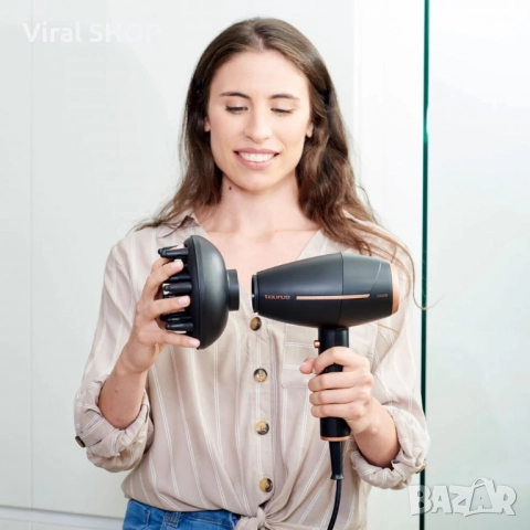 Професионален йонен сешоар Taurus Ionic Care 2400W , снимка 6 - Сешоари - 51527739