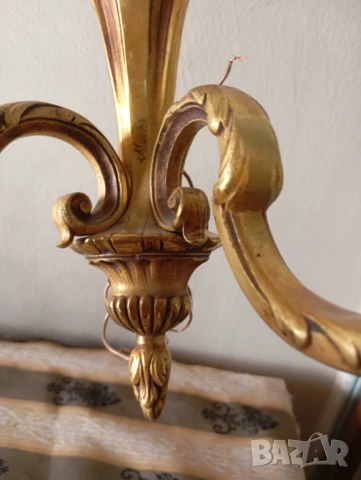 Бароков аплик за стена, снимка 4 - Лампи за стена - 51030085