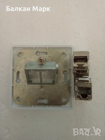 ⚡️ Интернет розетка + 2 гнезда Cat6A ! ⚡️, снимка 2 - Друга електроника - 50721341