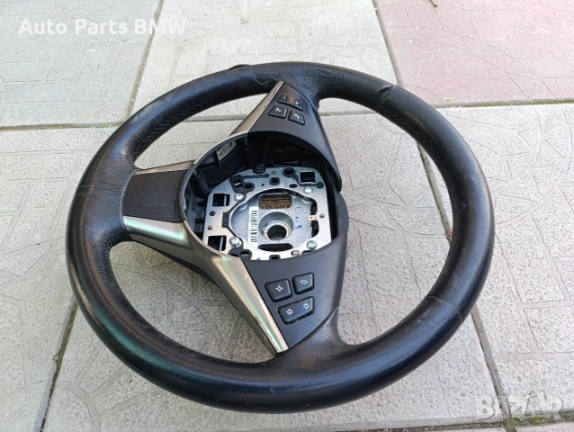 Спорт волан BMW E60 E61 E63 М волан старт стоп БМВ Е60 Е61 Е63 Спортен волан БЕЗ Еърбег БЕЗ Airbag, снимка 2 - Части - 40027163