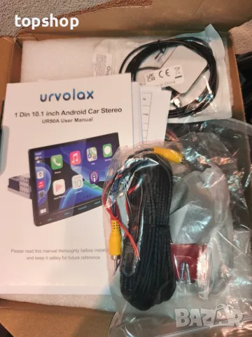 Чисто Нова Мултимедия за Автомобил URVOLAX UR90A (10.1" QLED, Android 13, CarPlay, Android Auto, DAB, снимка 11 - Аксесоари и консумативи - 56016929