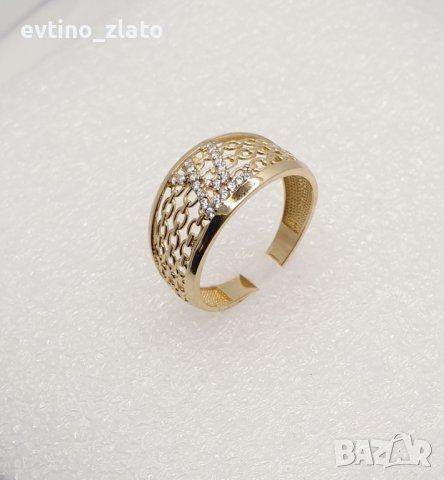 Дамски златни пръстени, снимка 8 - Пръстени - 38598259