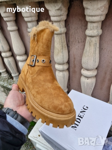 Дамски валенки вата, снимка 2 - Дамски боти - 52415281