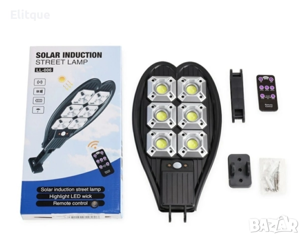 Соларна лампа със сензор за движение и 150 COB диоди H LED75, снимка 10 - Соларни лампи - 52901531