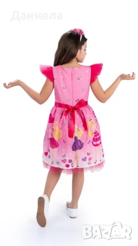 Рокля Барби, снимка 3 - Детски рокли и поли - 48783046