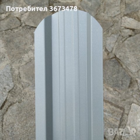 Метални профили (летви) GELESMETAL за ограда, Цвят Зелена мента, 600мм, снимка 3 - Огради и мрежи - 40038913