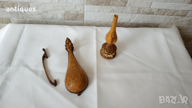 Декорации - дърворезба - Лампа - Български, снимка 6 - Антикварни и старинни предмети - 36071958