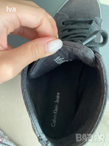 Мъжки кецове Calvin Klein черни, снимка 3 - Кецове - 47328032