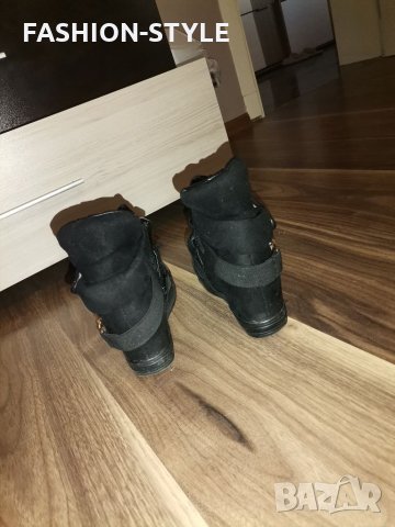Черни обувки на платформа, снимка 3 - Дамски ежедневни обувки - 35799744
