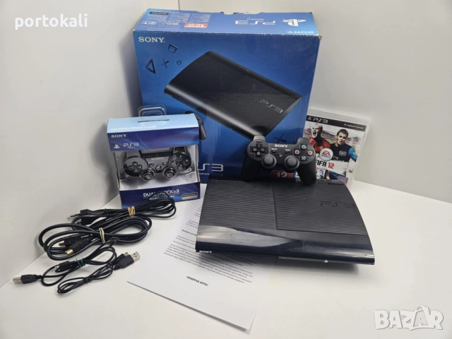 ХАКНАТ! PS3 Playstation 3 Плейстейшън 3 320GB джойстик игра игри