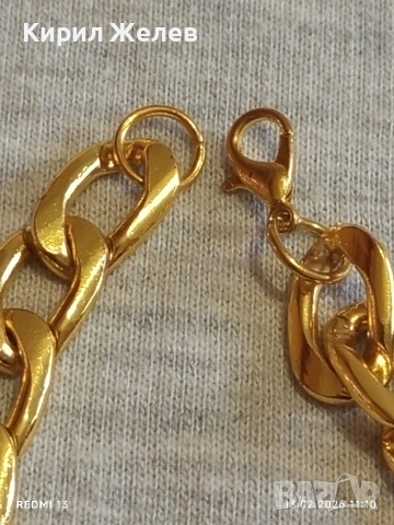 Масивна гривна плетка тип ФИГАРО уникален подарък за всеки повод 51239, снимка 3 - Гривни - 53463486