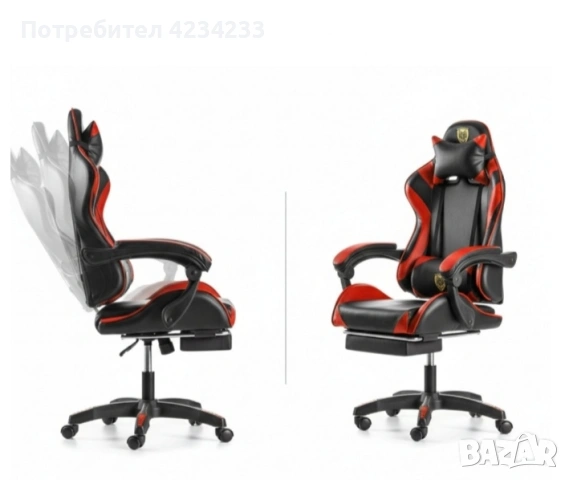 Ергономичен геймърски стол , снимка 2 - Столове - 53234198