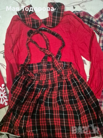 лот коледни дрехи, снимка 3 - Детски рокли и поли - 52774955