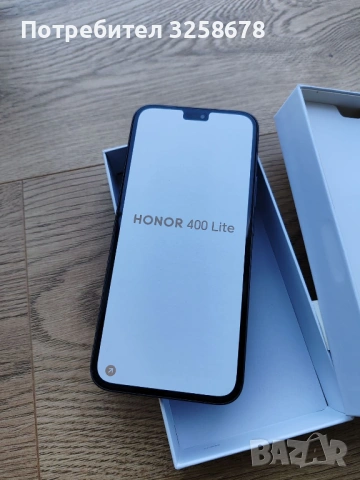 Смартфон Honor 400 Lite 8 GB / 256 GB – черен, снимка 2 - Други - 53844027