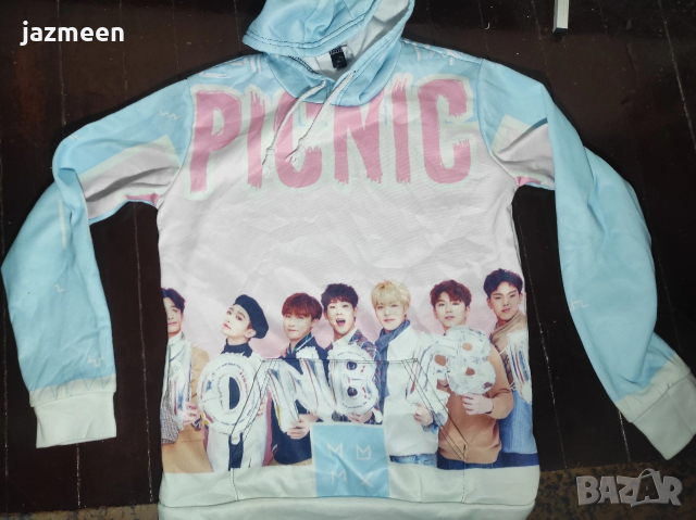 Мъжки суичър BTS, размер М, нов