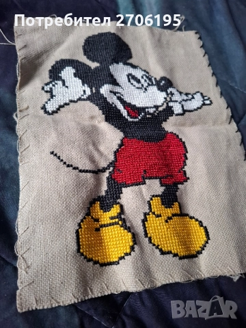 Гоблен на Мики Маус , снимка 4 - Гоблени - 52593279