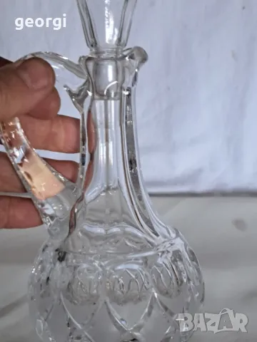 малка кристална гарафа оловен кристал 24/2, снимка 4 - Други - 49492210